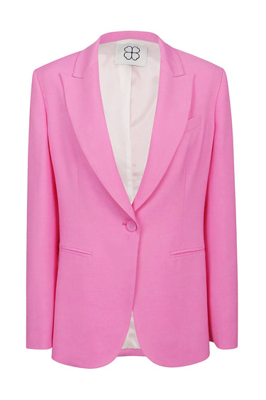LIZA JACKET CADY STRETCH-Jacket-True Royal-Debs Boutique